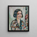 Marianne Painting - George Leslie Hunter — framed artwork on a wall