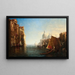 Mañana en el Gran Canal de Venecia - George Loring Brown — cuadro enmarcado en la pared