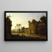 View of the Temple of Peace in the Roman Forum - George Loring Brown — framed artwork on a wall