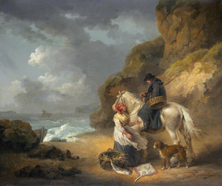 Venta de peces - George Morland — vista de la obra
