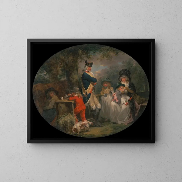 Parque de St James - George Morland — cuadro enmarcado en la pared
