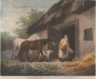 El alimentador de caballos - George Morland — vista de la obra