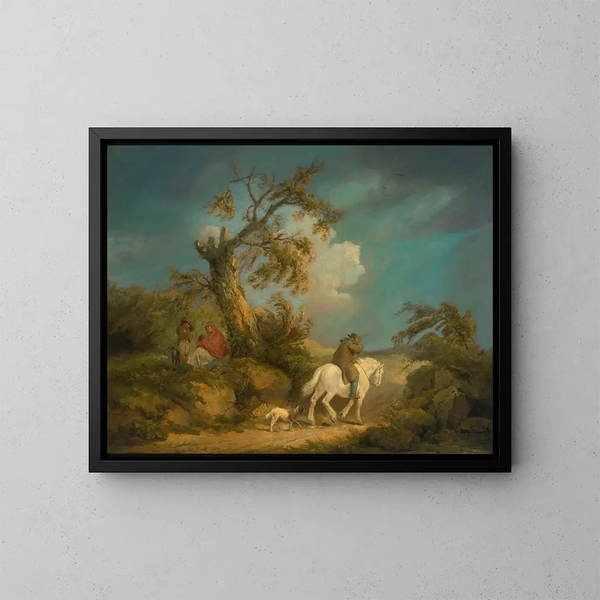 La Tempête - George Morland — cuadro enmarcado en la pared