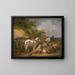 Les travailleurs se reposent - George Morland — framed artwork on a wall
