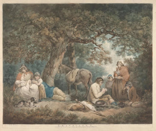 Viajeros - George Morland — vista de la obra
