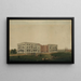 US Capitol Painting after the Fire by the British - George Munger — framed artwork on a wall