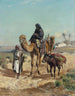 Un voyageur arabe y su esposa - George Peter — vista de la obra