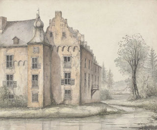 George Pieter Westenberg - Gezicht op het kasteel Doorwerth.webp