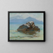 La péninsule de Sorrente depuis Capri - George Randolph Barse — framed artwork on a wall