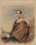 Retrato de una mujer - George Richmond — vista de la obra