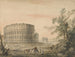 Coliseo de Roma con arco a la izquierda - George Robertson — vista de la obra
