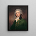 Colonel Robert Abercrombie - George Romney — framed artwork on a wall