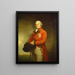 Mayor-general Sir Archibald Campbell - George Romney — cuadro enmarcado en la pared