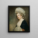 Mrs. Mary Robinson - George Romney — framed artwork on a wall