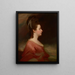 Retrato de Harriet Blanchard - George Romney — cuadro enmarcado en la pared