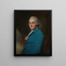 Portrait of a gentleman traditionally identified as Atkinson Grimshaw - George Romney — framed artwork on a wall