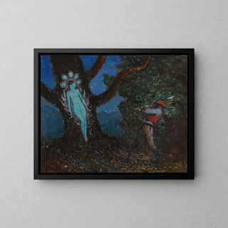 George Russell - The Woodchopper And The Tree Spirit.webp