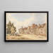 El pueblo de Chiddingstone, Kent - George Shepheard — cuadro enmarcado en la pared