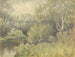River scene without title with willows - George Sherriff — artwork view