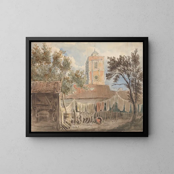 Iglesia de Wandshorst, Surrey - George Sidney Shepherd — cuadro enmarcado en la pared