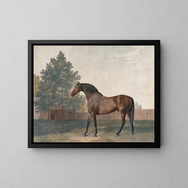 Enclume - George Stubbs — cuadro enmarcado en la pared