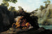 Horse devoured by a lion - George Stubbs — artwork view