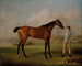 Molly Longlegs con su jockey - George Stubbs — vista de la obra