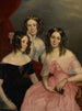 Las tres hermanas Robinson - George Theodore Berthon — vista de la obra
