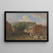 Vista de Thames Street en Windsor - George Vincent — cuadro enmarcado en la pared