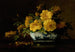 Nature morte de roses jaunes dans un vase oriental - George W Seavey | W — vista de la obra