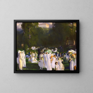 Un jour de juin - George Wesley Bellows — cuadro enmarcado en la pared