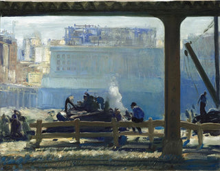 Mañana azul - George Wesley Bellows — vista de la obra