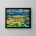 Clouds and Prairie - George Wesley Bellows — framed artwork on a wall