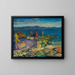 Construction Dockside - George Wesley Bellows — framed artwork on a wall
