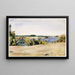 La baie de Gardiners depuis Sag Harbor - George Wesley Bellows — framed artwork on a wall