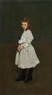 Little girl in white Queenie Burnett - George Wesley Bellows — artwork view