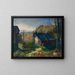 Mountain Farm Painting - George Wesley Bellows — framed artwork on a wall