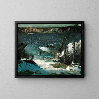 River of the North - George Wesley Bellows — framed artwork on a wall