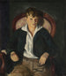 Retrato de un niño - George Wesley Bellows — vista de la obra