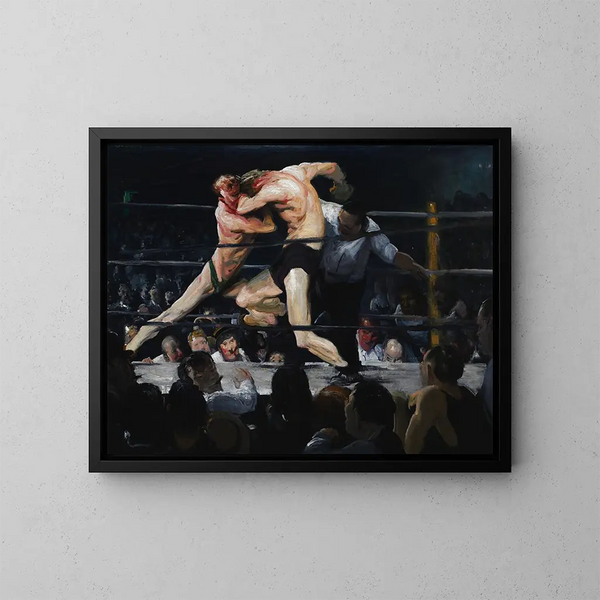 Ciervo en Sharkey's - George Wesley Bellows — cuadro enmarcado en la pared