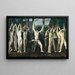 La barricade - George Wesley Bellows — cuadro enmarcado en la pared