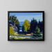 El bosquecillo de Monhegan - George Wesley Bellows — cuadro enmarcado en la pared