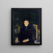 The Widow - George Wesley Bellows — framed artwork on a wall