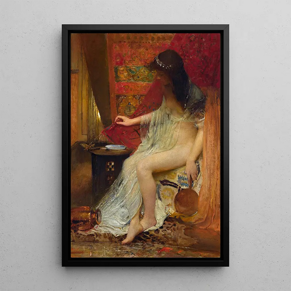 El gorrión de Lesbia Catulo - George William Joy — cuadro enmarcado en la pared