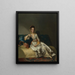 Nancy Parsons en vestido turco - George Willison — cuadro enmarcado en la pared