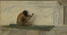 Un escultor azteca - George de Forest Brush — vista de la obra