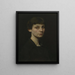 Retrato de la Sra. Brush - George de Forest Brush — cuadro enmarcado en la pared