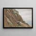 Mountain slope painting near Monterosso al Mare - George von Hoesslin — framed artwork on a wall