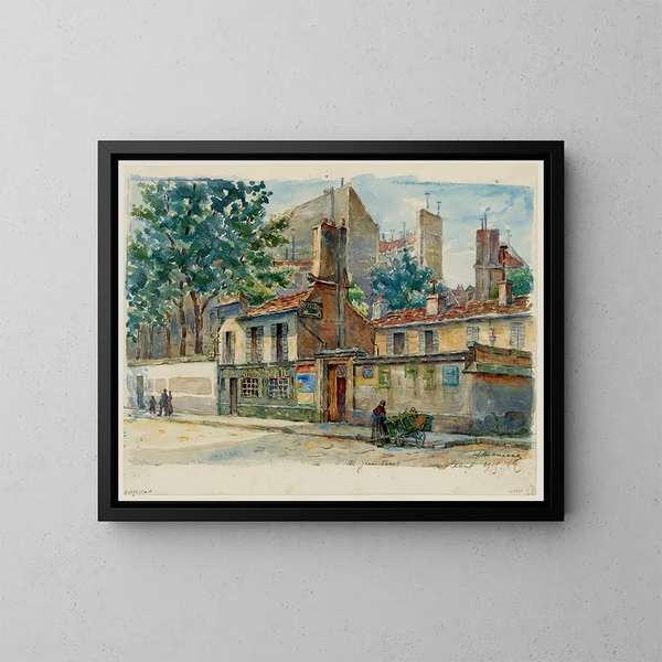 Serrurier, 10 rue Jean Bart - Georges-Henri Manesse — cuadro enmarcado en la pared