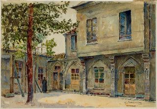 GeorgesHenri Manesse - Vue de la cour des btiments clostraux.webp